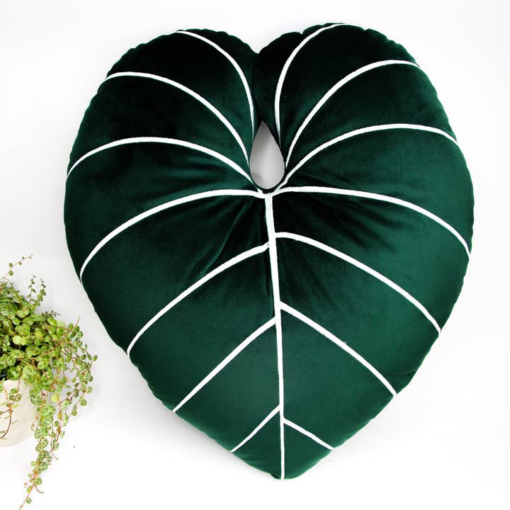 Almofada de Veludo Philodendron Gloriosum por atacado de Urban Jungle