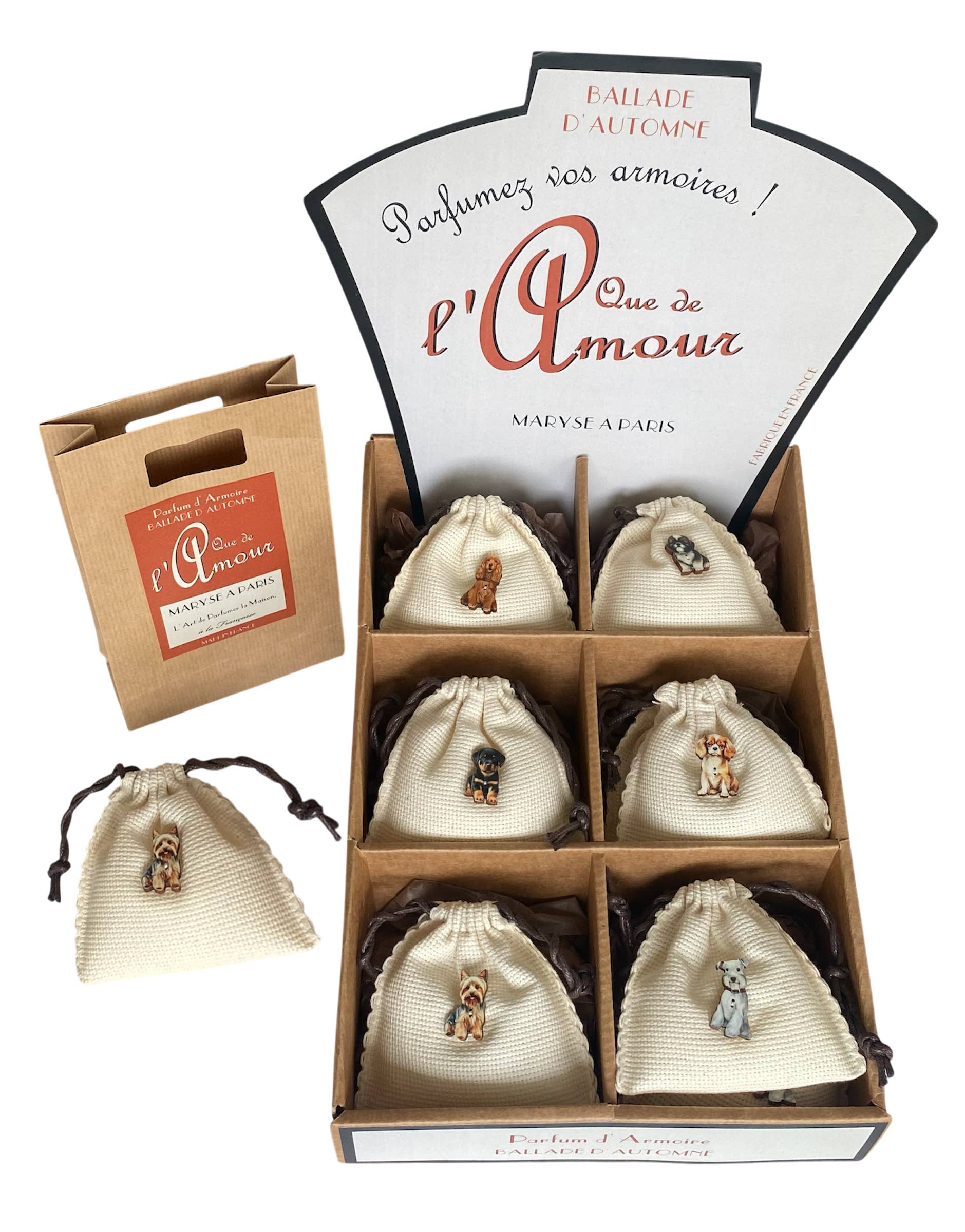 Maryse a paris - Wholesale Sachet - Only Love - 12 sachets - Scent: Autumn Stroll