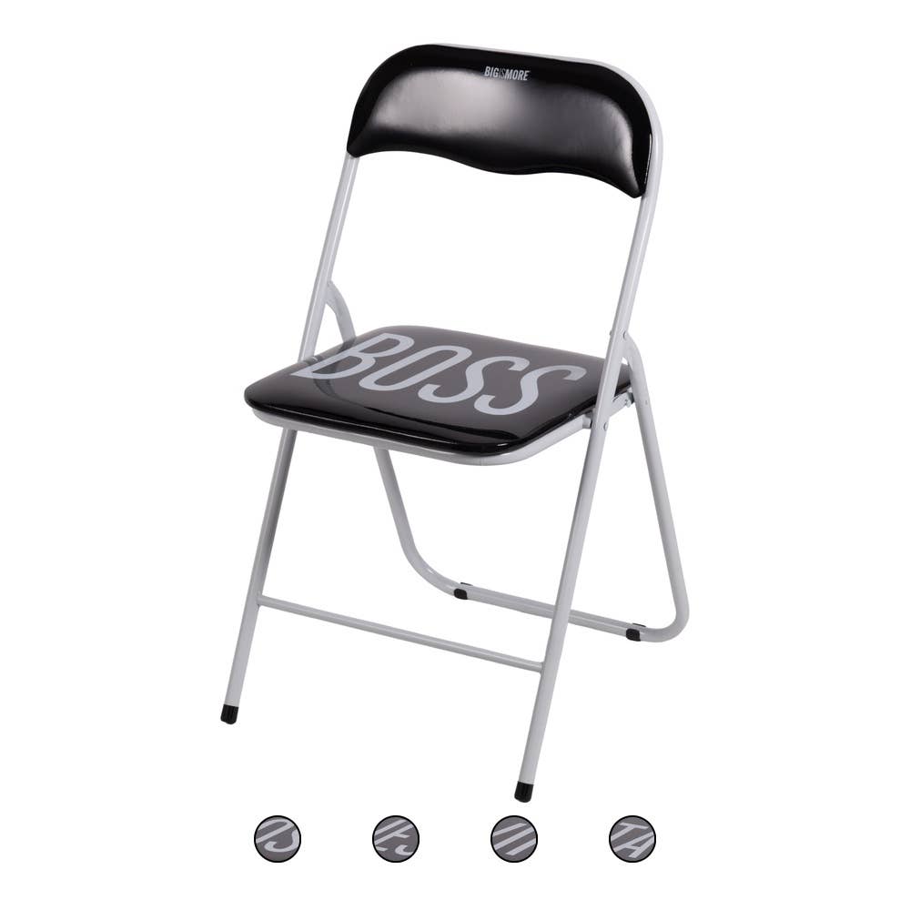 VdE Tivoli 1996 – wholesale Folding chair – BIGISMORE FOLDING CHAIR BLACK 4 PCS1