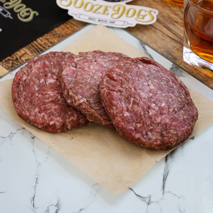 Booze Dogs - Wholesale Beef - Rum Burgers (Beef & Pork Blend)