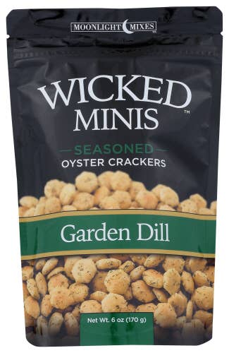 KeHE Distributors, LLC - Wholesale Crackers - Wicked Minis Garden Dill Seasoned Oyster Crackers, 6 oz0
