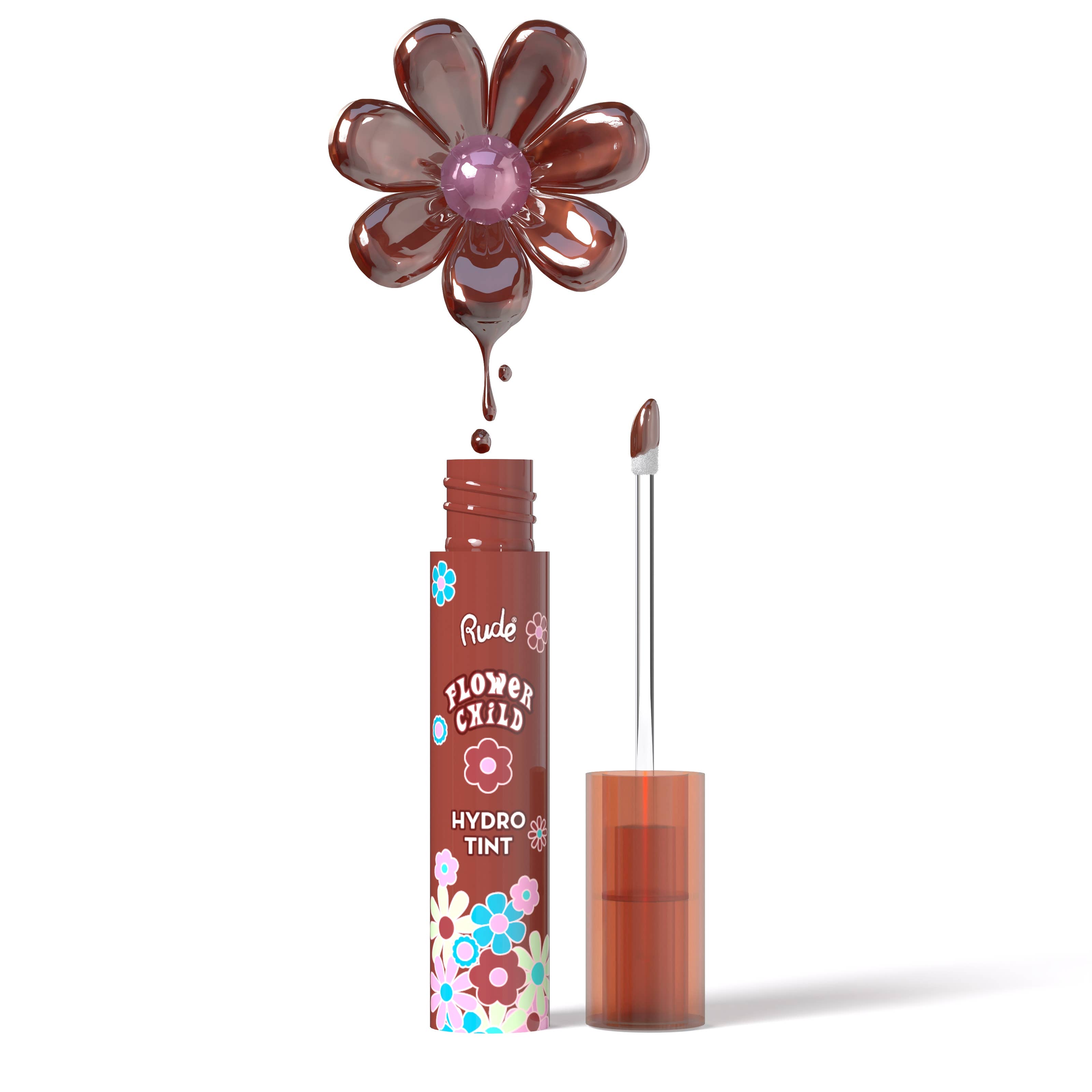 Rude Cosmetics - Wholesale Lip Stain/Dye/Tint - Flower Child Hydro Tint12