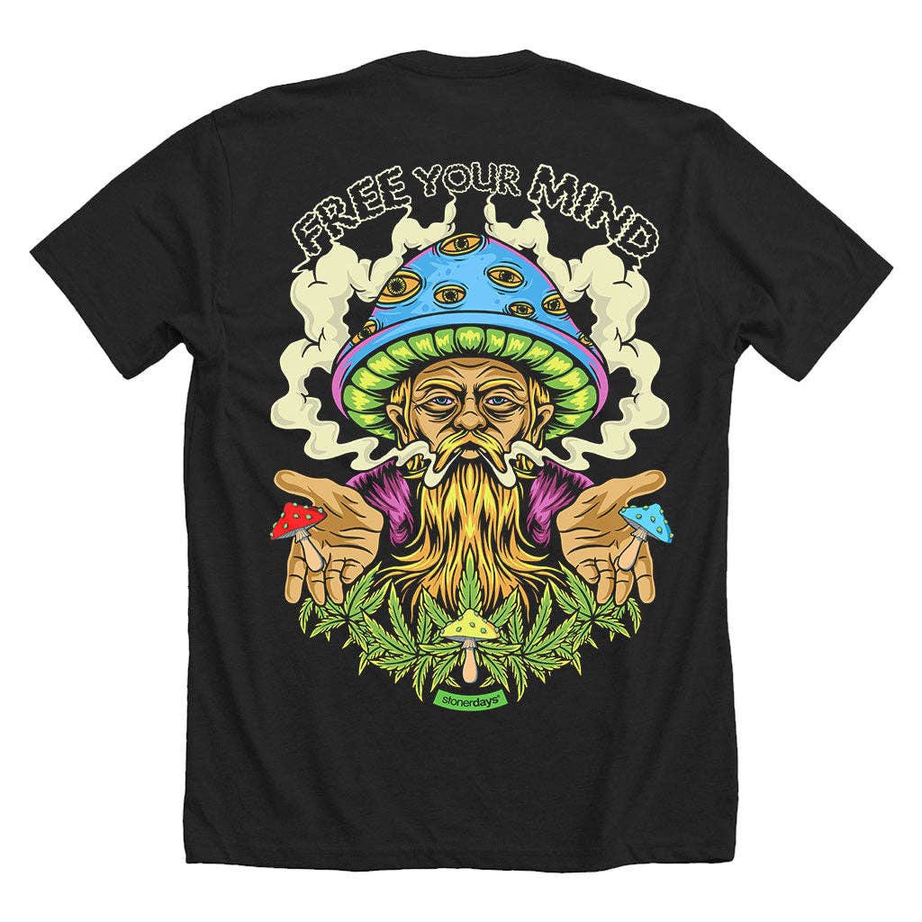 StonerDays Apparel - Wholesale T-Shirt (Graphic) - Men's - Free Your Mind2