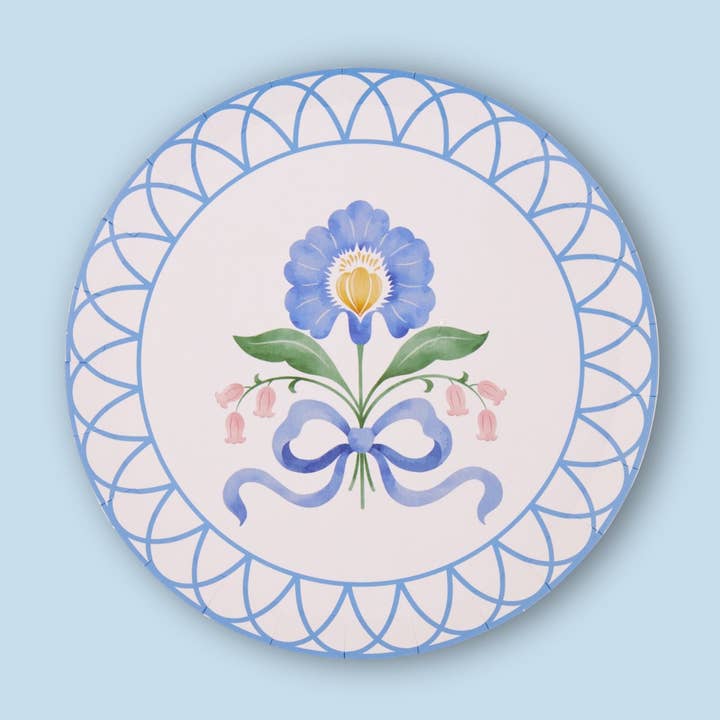 Piatti da Dessert Coquette Floreale 6"- Forniture per Feste Premium per la vendita all'ingrosso da parte di Joy Ladder LLC