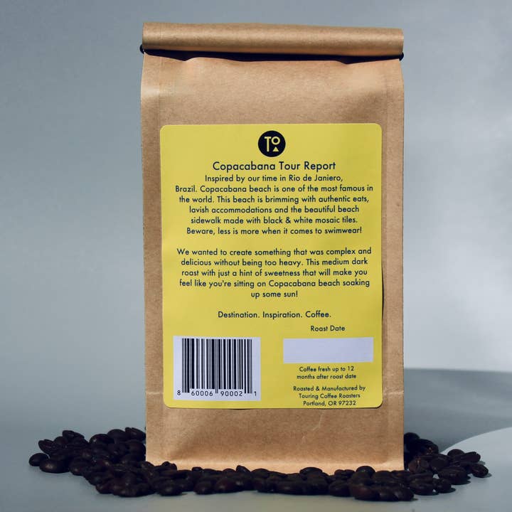 Touring Coffee Roasters – Engroshandel Kaffebønner – Copacabana | Brasilien | Medium mørk stege1