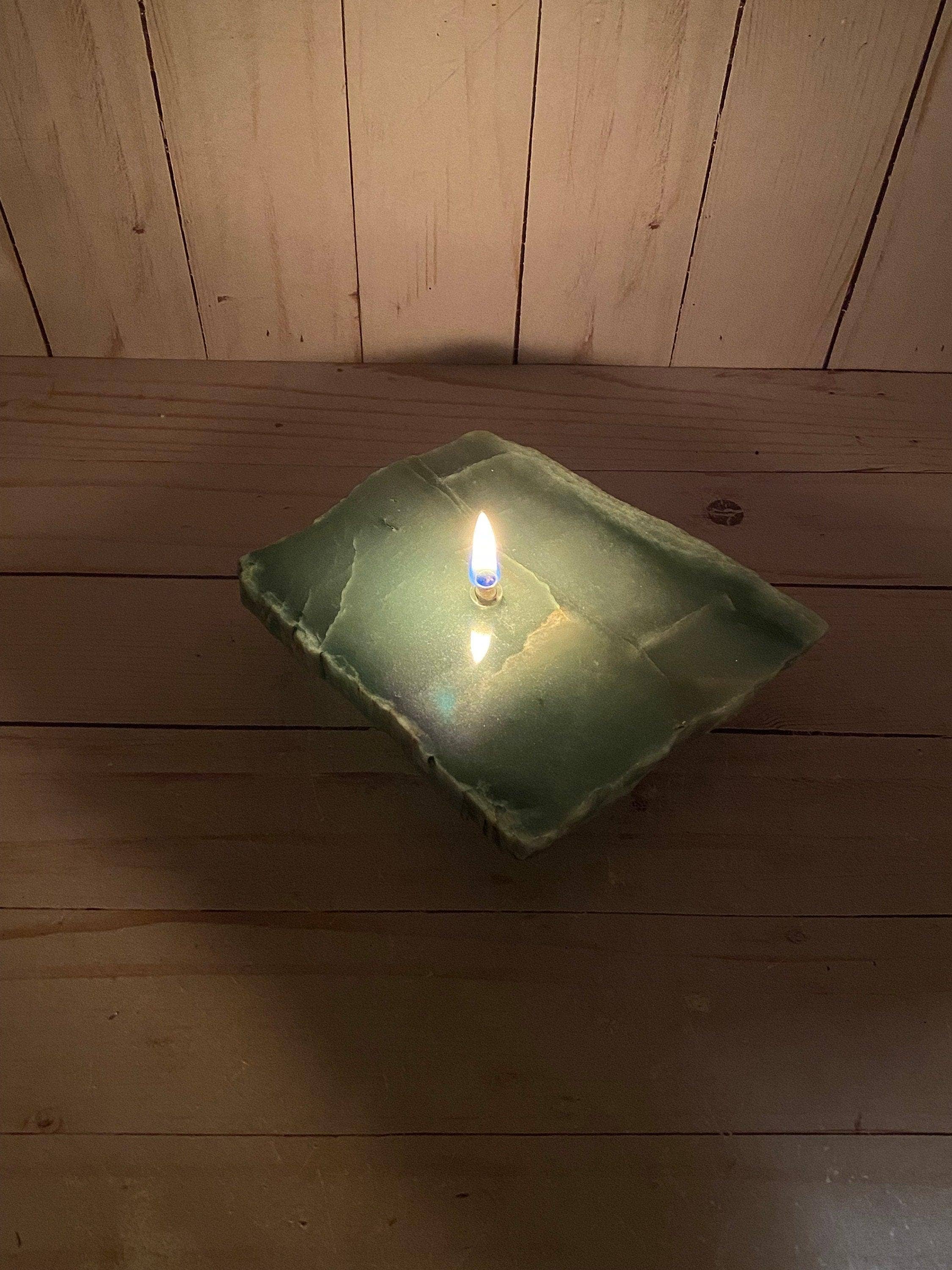 Roccia Roba - Wholesale Novelty Candle - ROCK CANDLE KIT - green quartz4