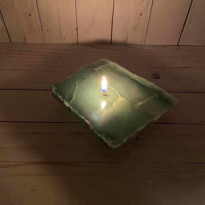 Roccia Roba - Wholesale Novelty Candle - ROCK CANDLE KIT - green quartz4