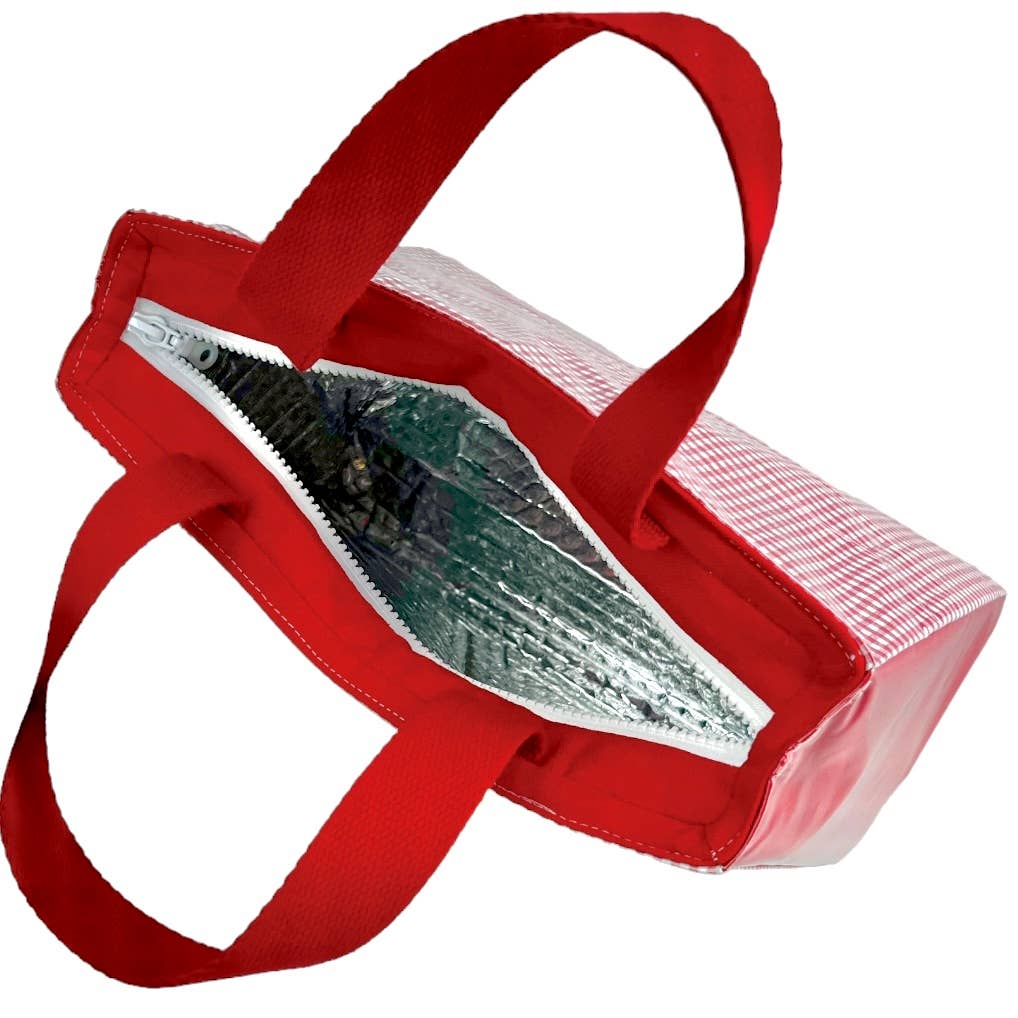 Emmanuel Création - Wholesale Cooler/Cooler Bag - Isothermal bag S, “Vichy” red2