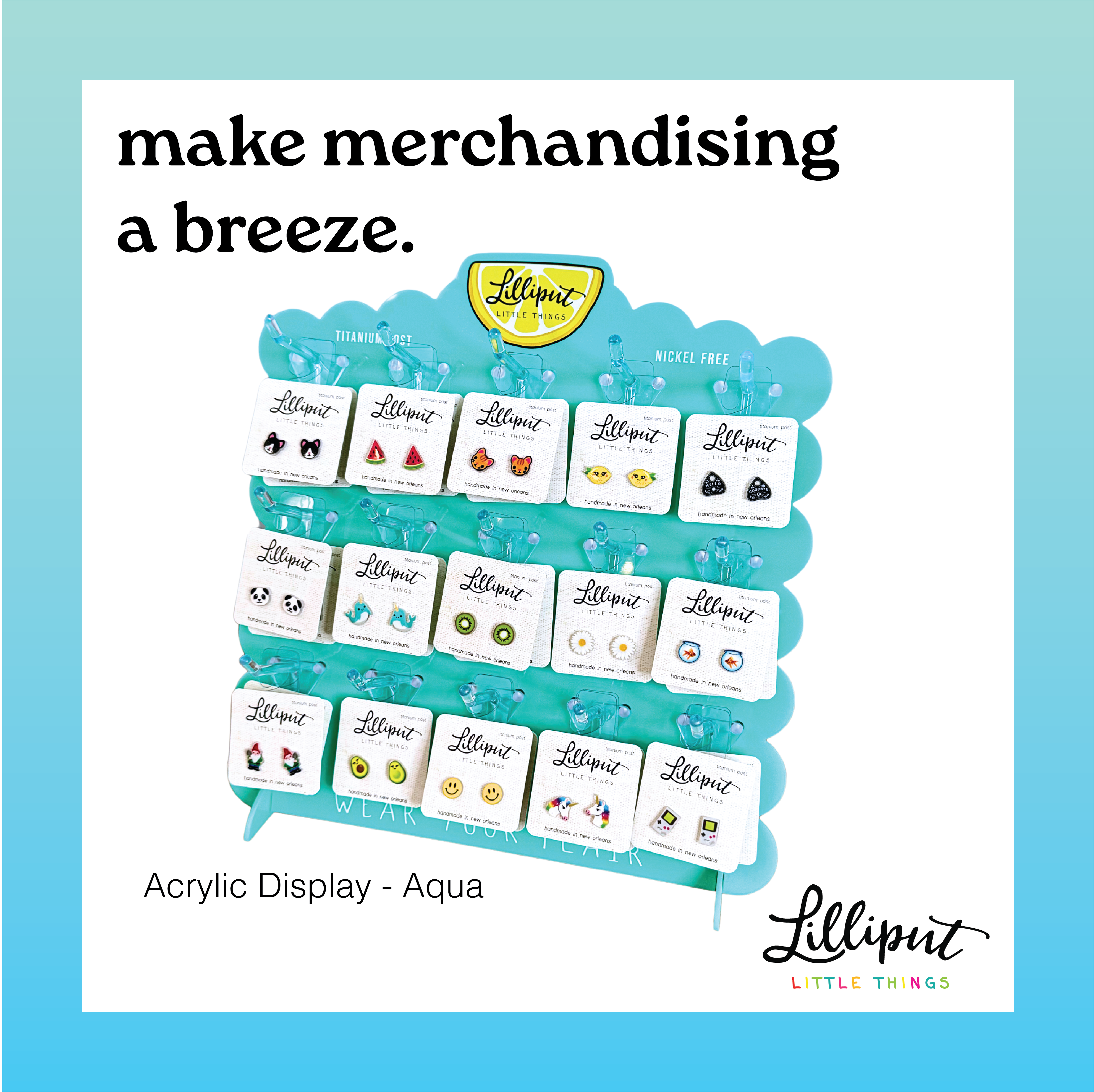 Lilliput Little Things – wholesale Solitärörhängen – Svamp Örhängen2