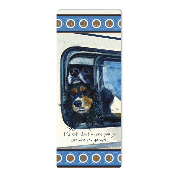 Campervan Dogs Bookmark for wholesale by The Little Dog Laughed