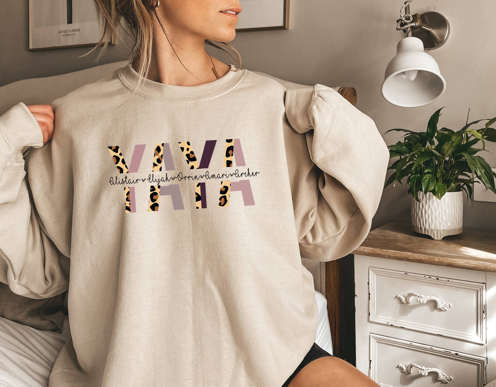 Custom T Story - Vente Sweat-shirt à imprimés – femme - Sweat-shirt Yaya, sweat-shirt personnalisé pour grand-mère, pour mère2