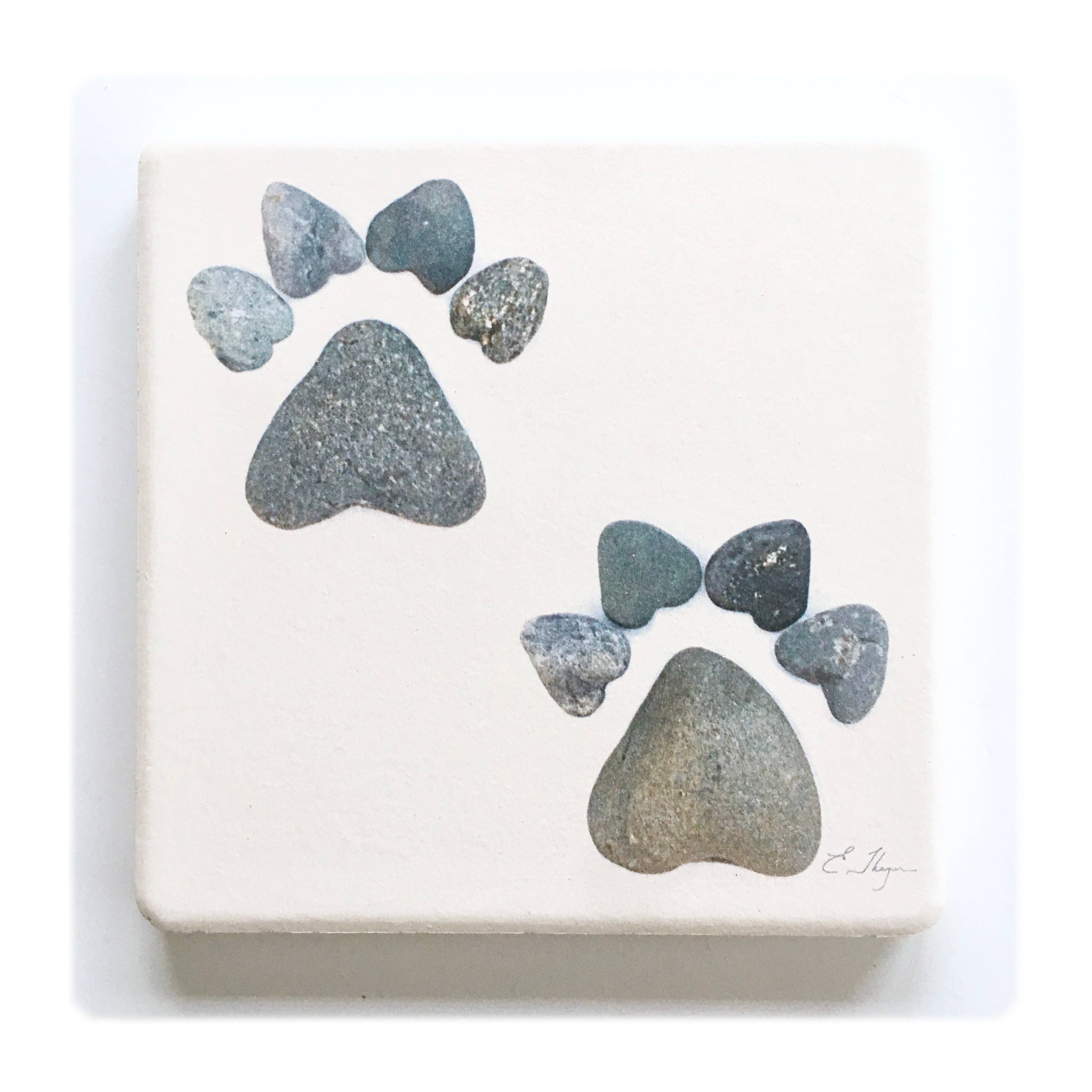 Love Rocks Me® - Vendita all'ingrosso Sottobicchiere - Sottobicchieri Paw Print