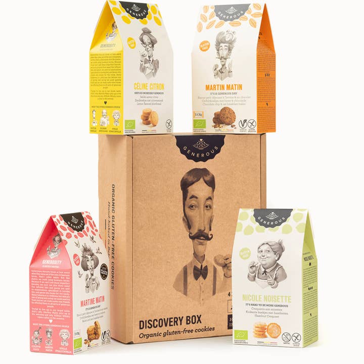 Caixa Discovery - 4 pacotes para escolher por atacado de Generous
