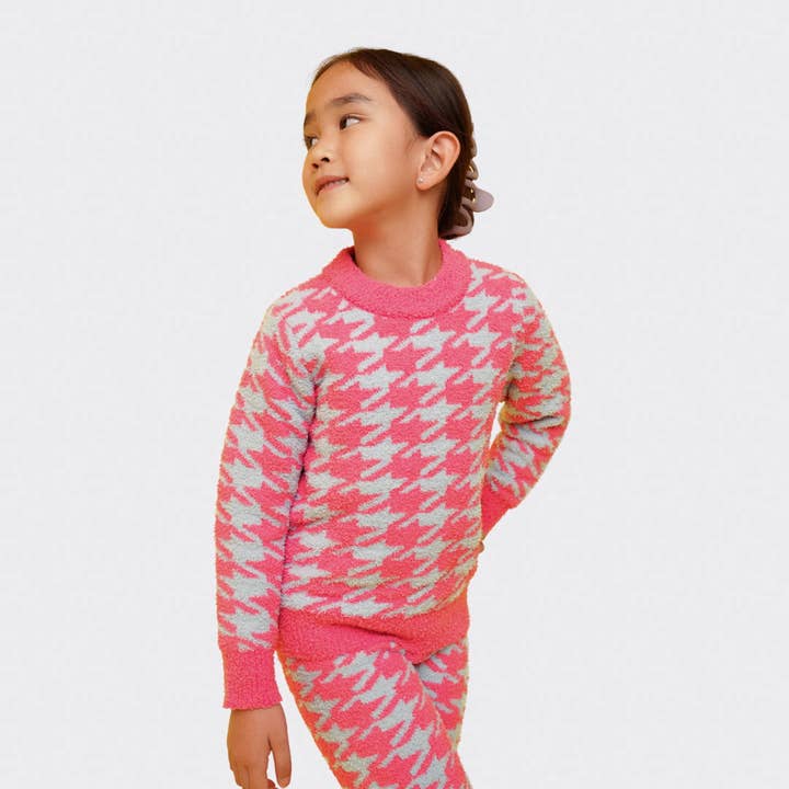 Fuzzy Houndstooth Set for wholesale by Three Wildflower Designs