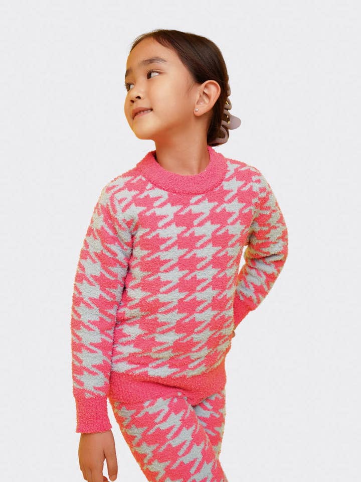 Fuzzy Houndstooth Set for wholesale by Three Wildflower Designs