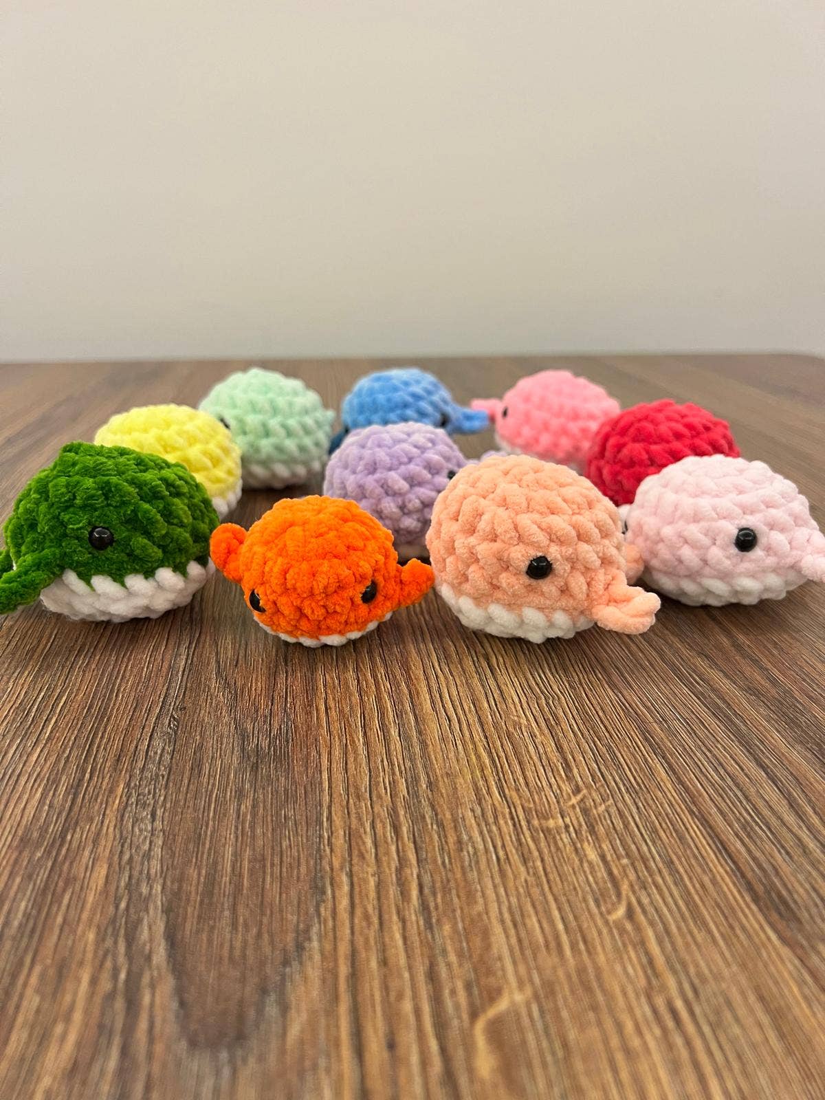 Emel Crochet - Wholesale Stuffed/Plush Toy - Kids & Baby - Mini Velvet Whale Keychain – Soft Handmade Ocean Charm6