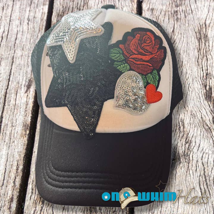 Gorra de Camionero Hecha a Mano Hot Stuff para venta al por mayor de On a Whim Hats