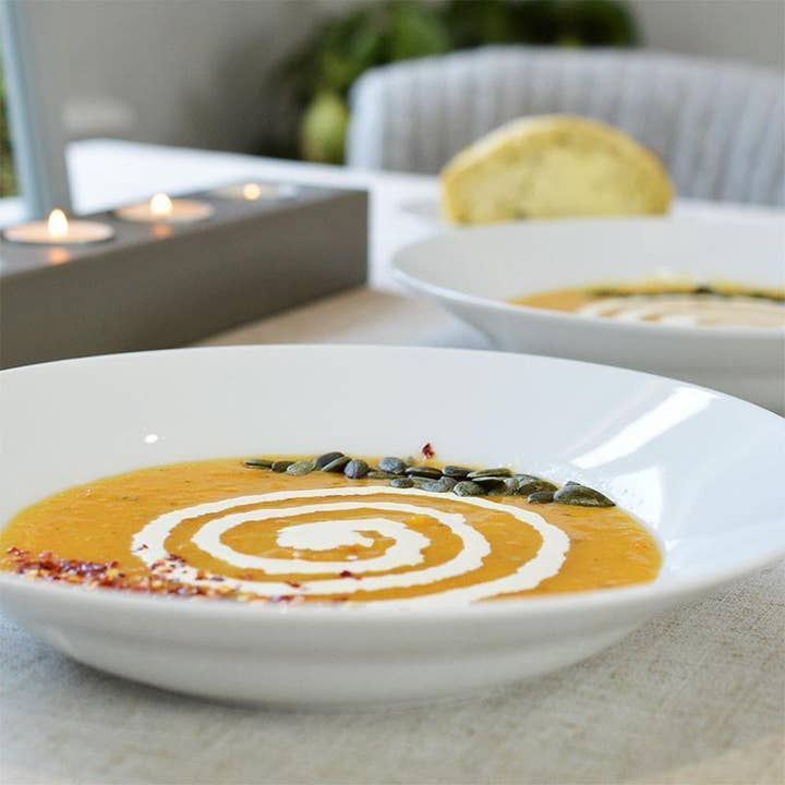 Rinkit Ltd – wholesale Bowl – Argon Tableware Classic Rimmed Soup Bowl - 9"2