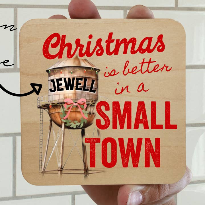 VOTRE DESTINATION : Aimant de Noël et sous-verre pour la vente par dkhandmade