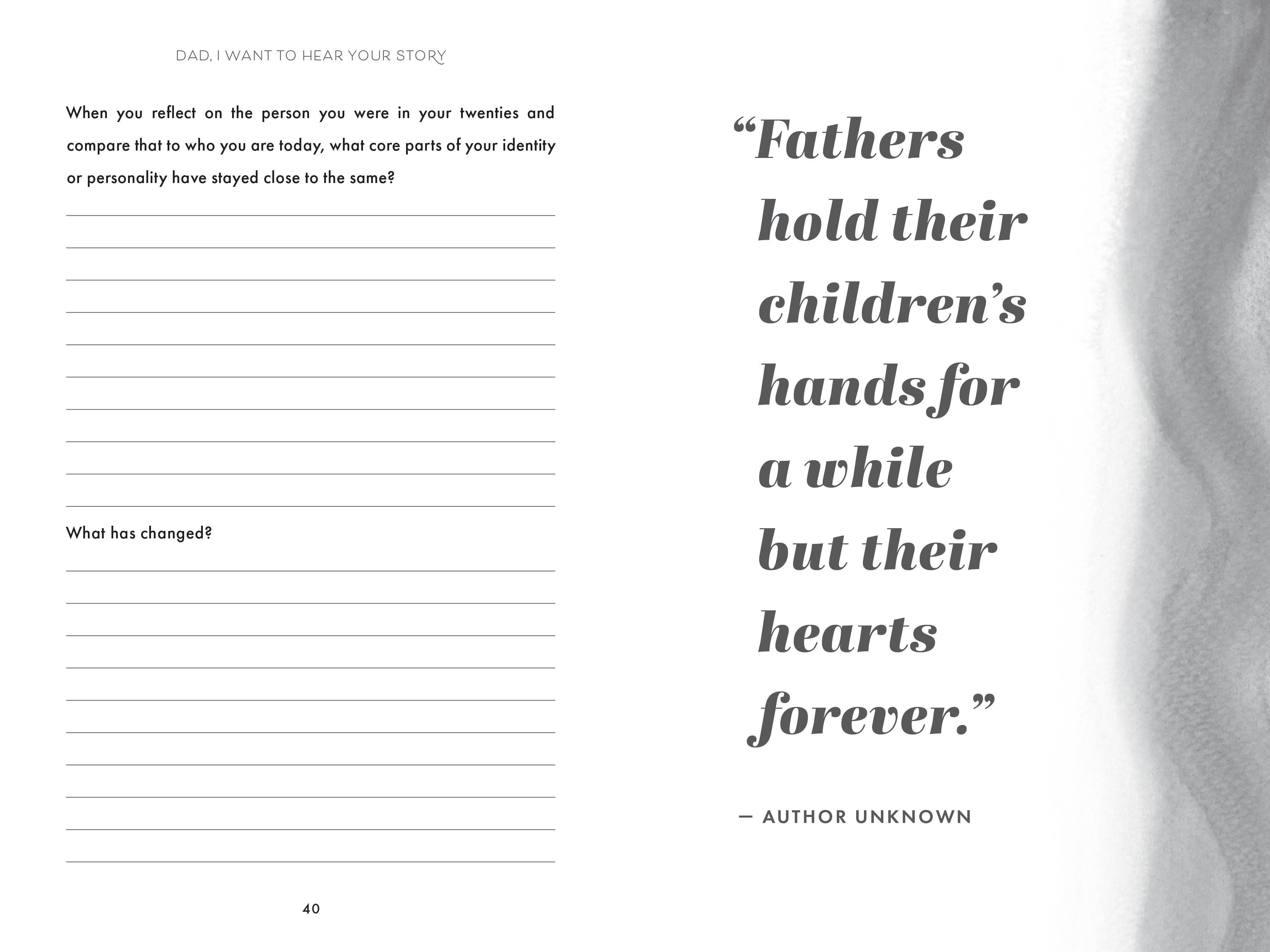 Sourcebooks - Wholesale Biography & Memoir - Dad, I Want to Hear Your Story (Expanded Edition)2