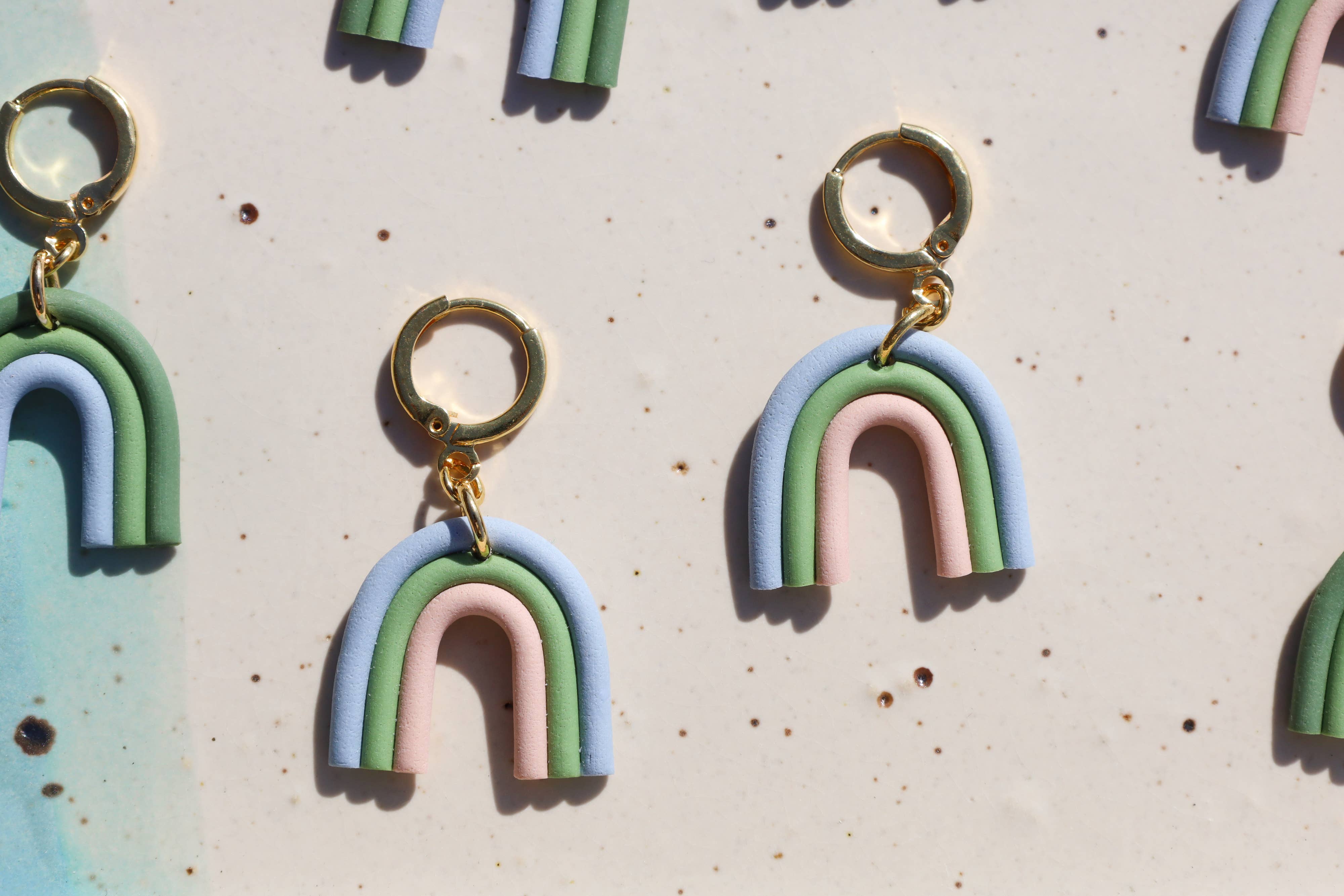 Rainbow's Clay - Wholesale Dangle Earrings - RC Rainbow3