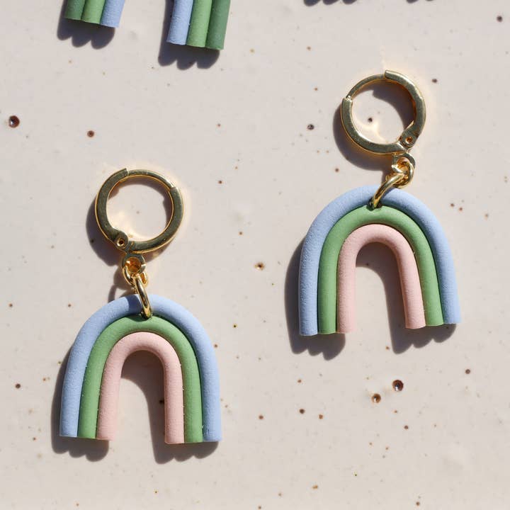 Rainbow's Clay - Wholesale Dangle Earrings - RC Rainbow3
