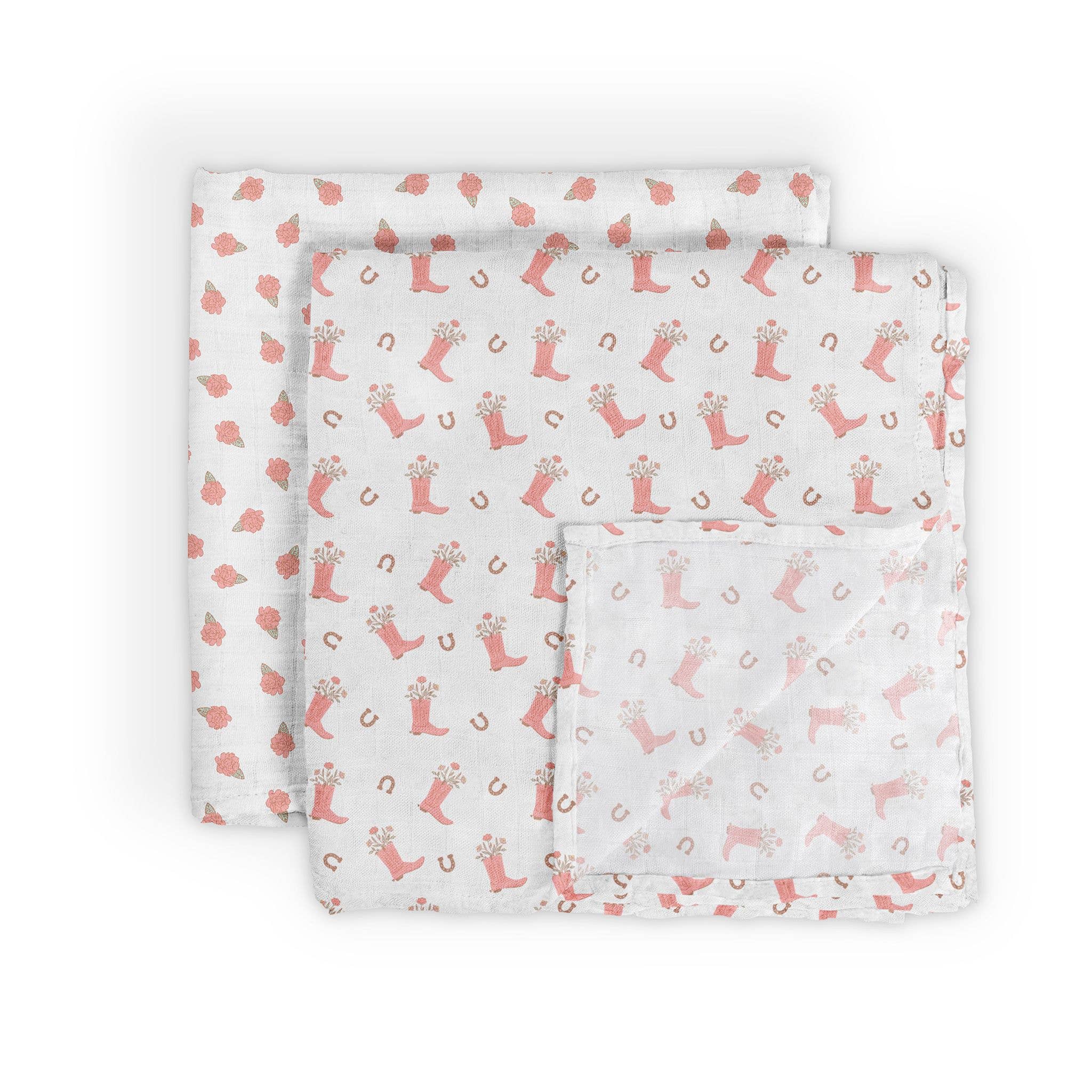 JuJuBe - Wholesale Swaddle Set - Baby - Swaddle Blanket Set Bloomin' Boot1