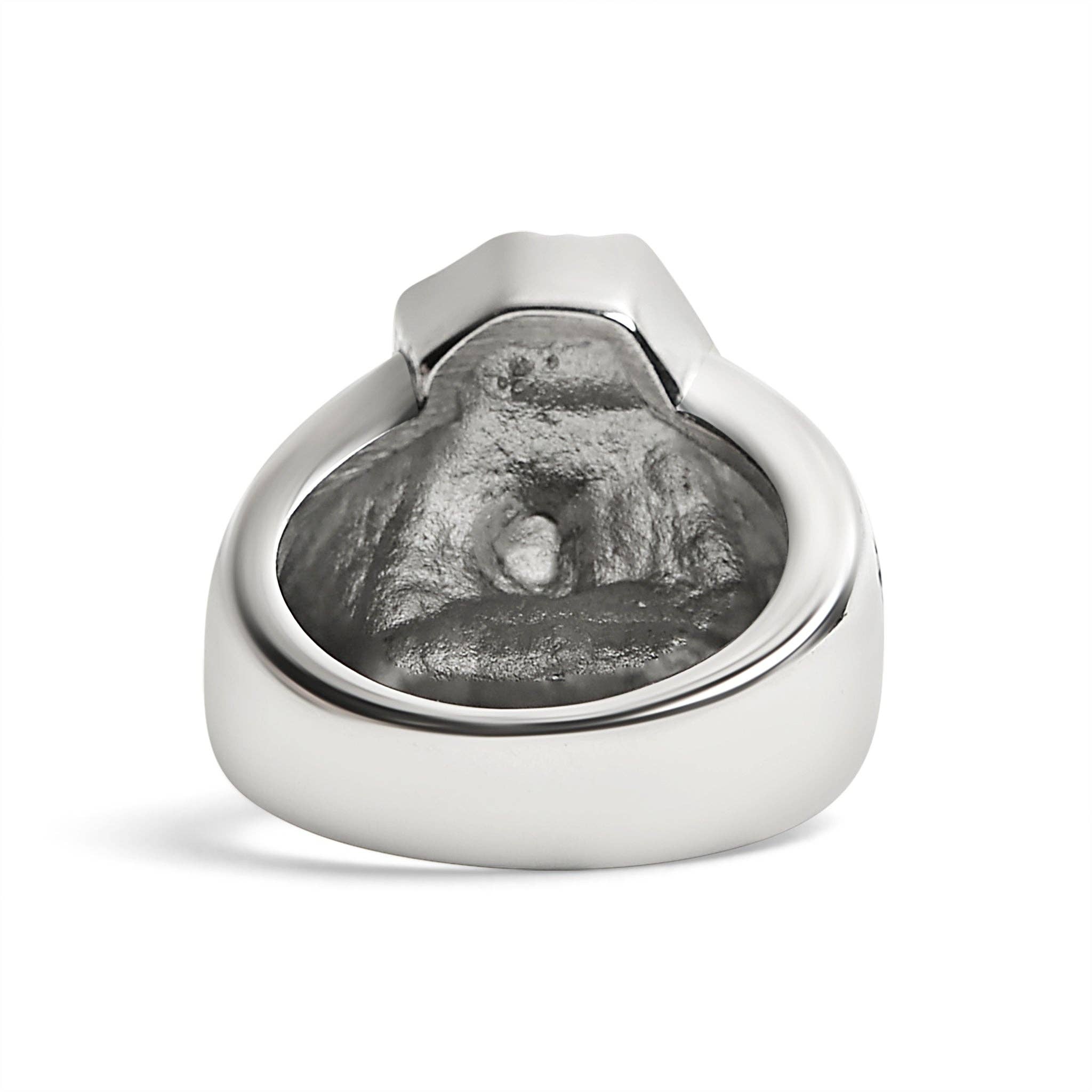 WJW - Wholesale Cocktail/Statement Ring - Stainless Steel Motorcycle Engine With Skull Accents Ring5