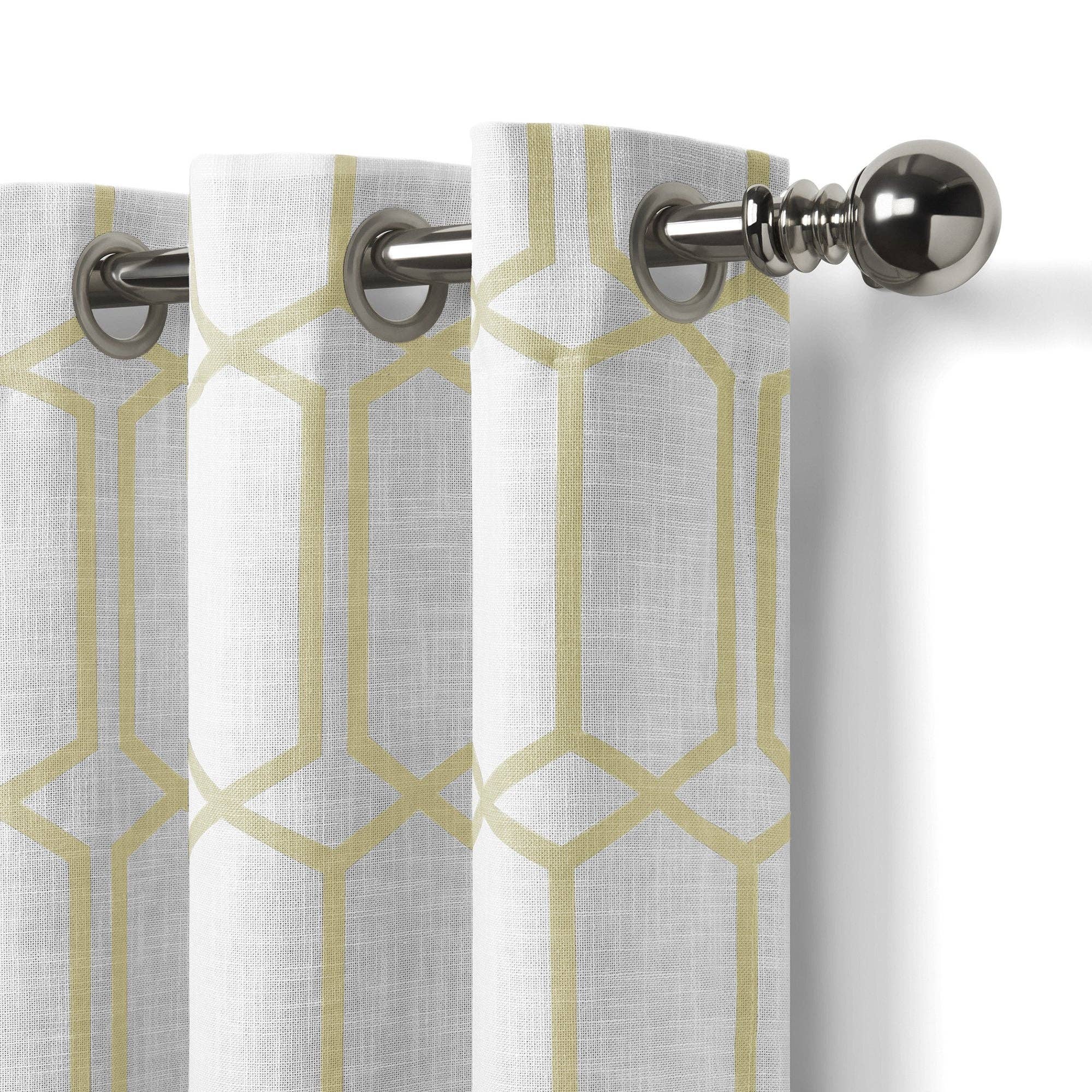 Threadmade Home - Wholesale Curtain - Kaiden Geometric Room Darkening Window Curtain8