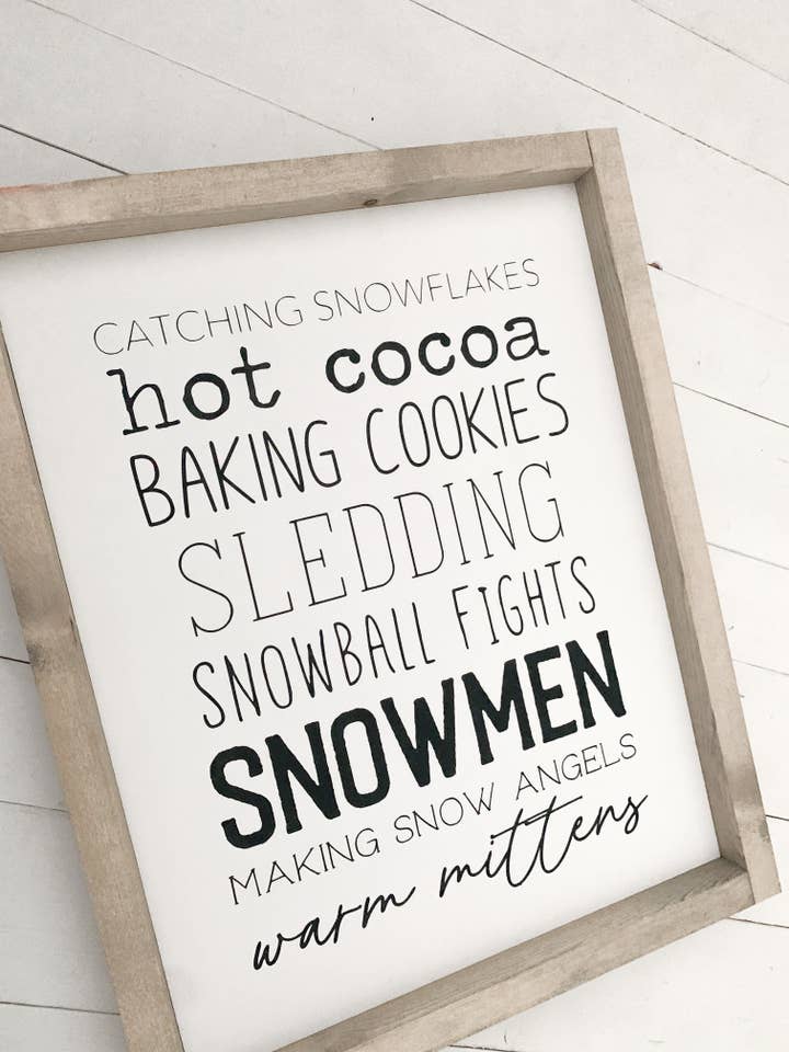 Choses d'hiver pour la vente par Ashwood Designs