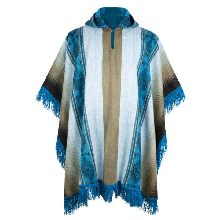 Choice Alpaca Products - Wholesale Poncho - Women's - Earth and Water Alpaca Poncho