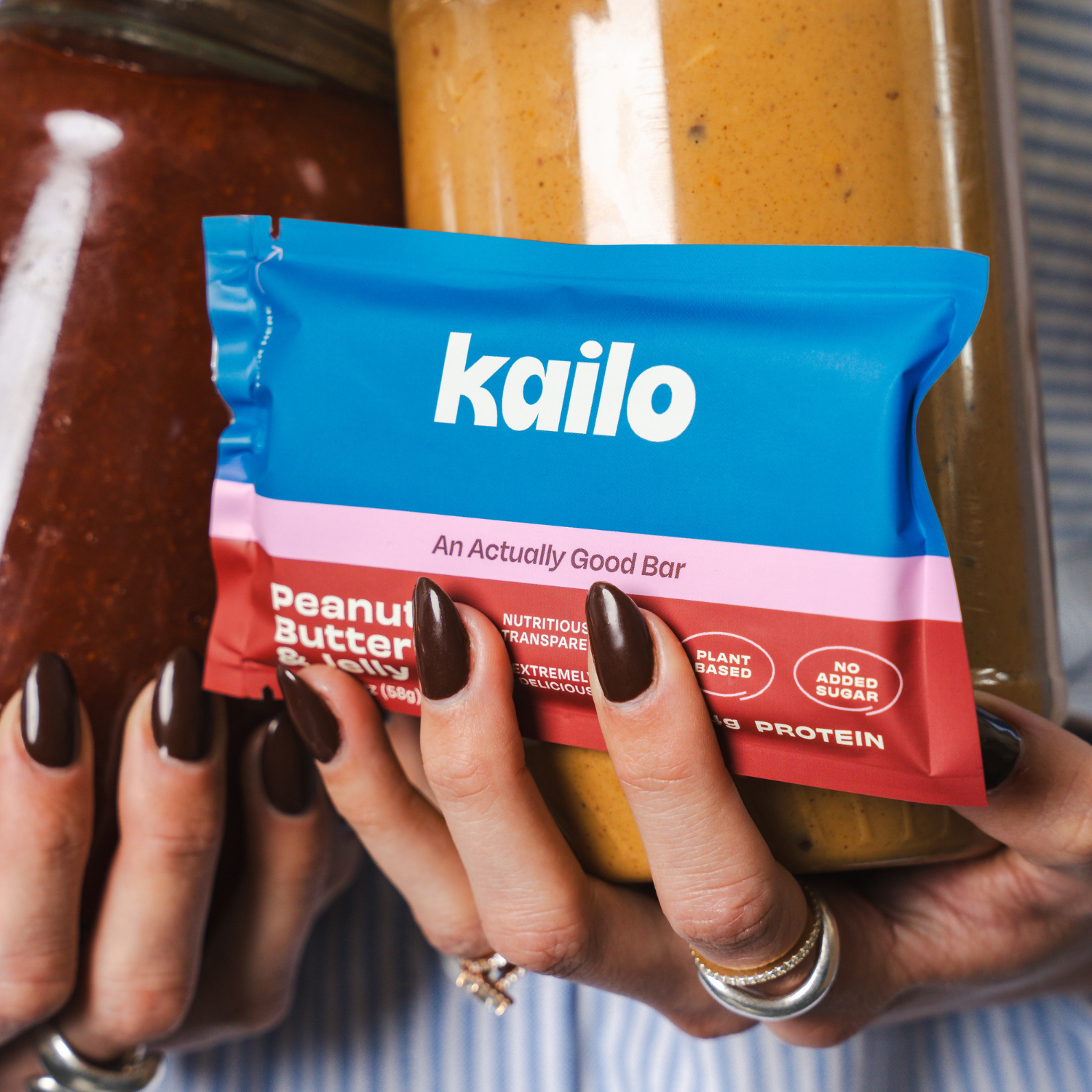Kailo - Wholesale Snack Bar - Peanut Butter Jelly Natural High Protein Bars - Plant Based1