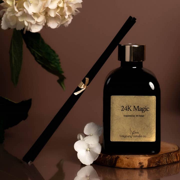 Hôtel de Luxe Inspiré par 24K Magic | Diffuseur de Parfum pour la vente par LiveYoung Candle Company