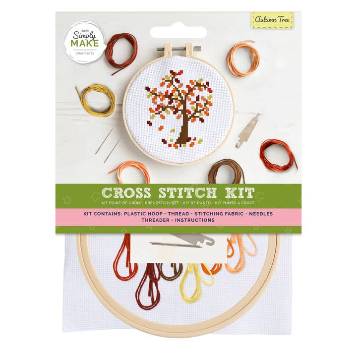 Kit de point de croix Simply Make - Sapin d'automne pour la vente par West Design Products