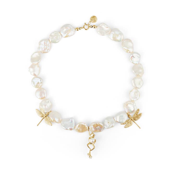 EN KYSS BORT PÄRLHALSBAND för wholesale av Carolinne B