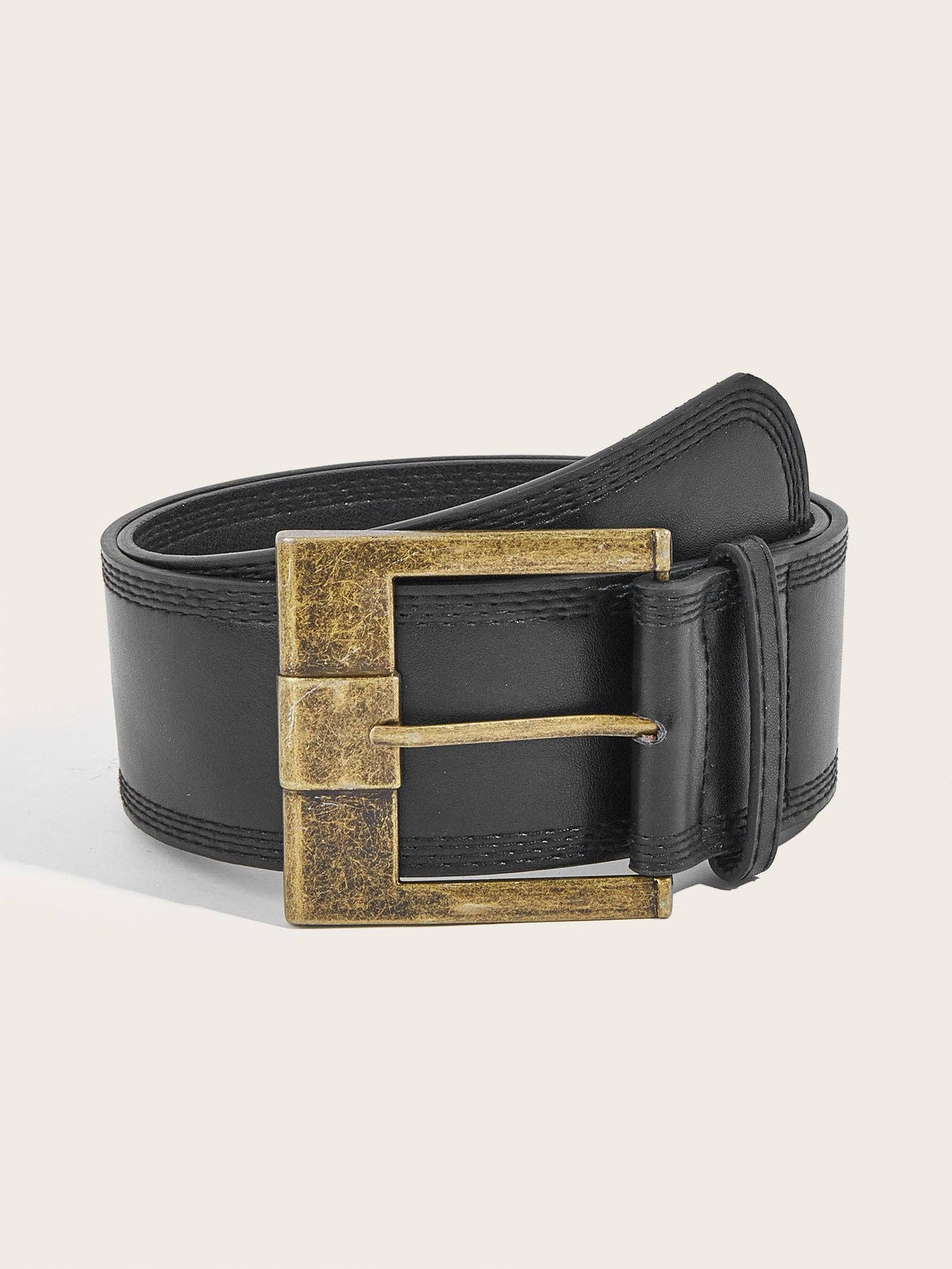 Dipped Shop - Wholesale Belt - Women's - Vintage Distressed Leather Wide Belt DP25G4456