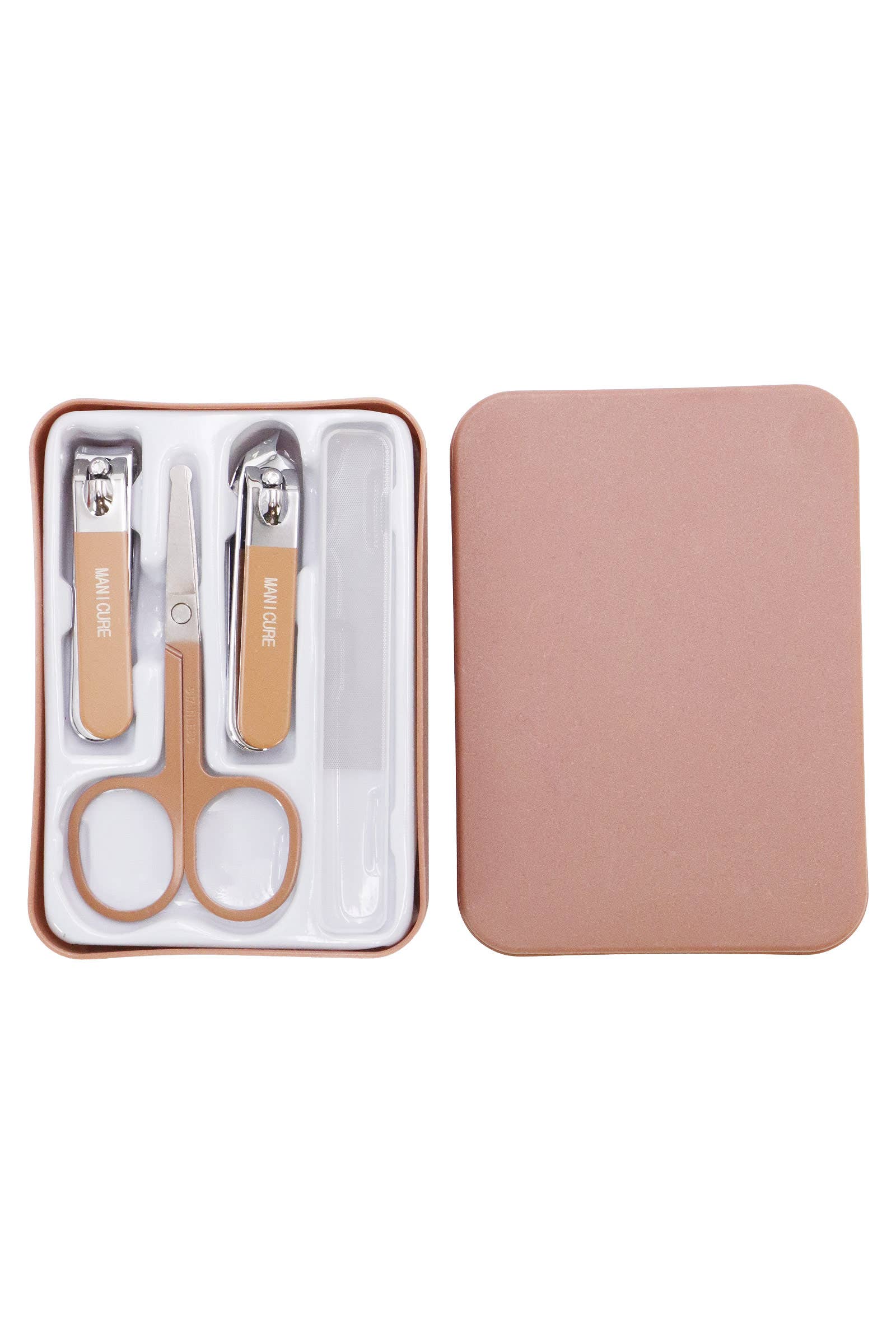 Cap Zone - Wholesale Nailcare Set - 4 Pcs Matte Stainless Steel Nailcare Set7