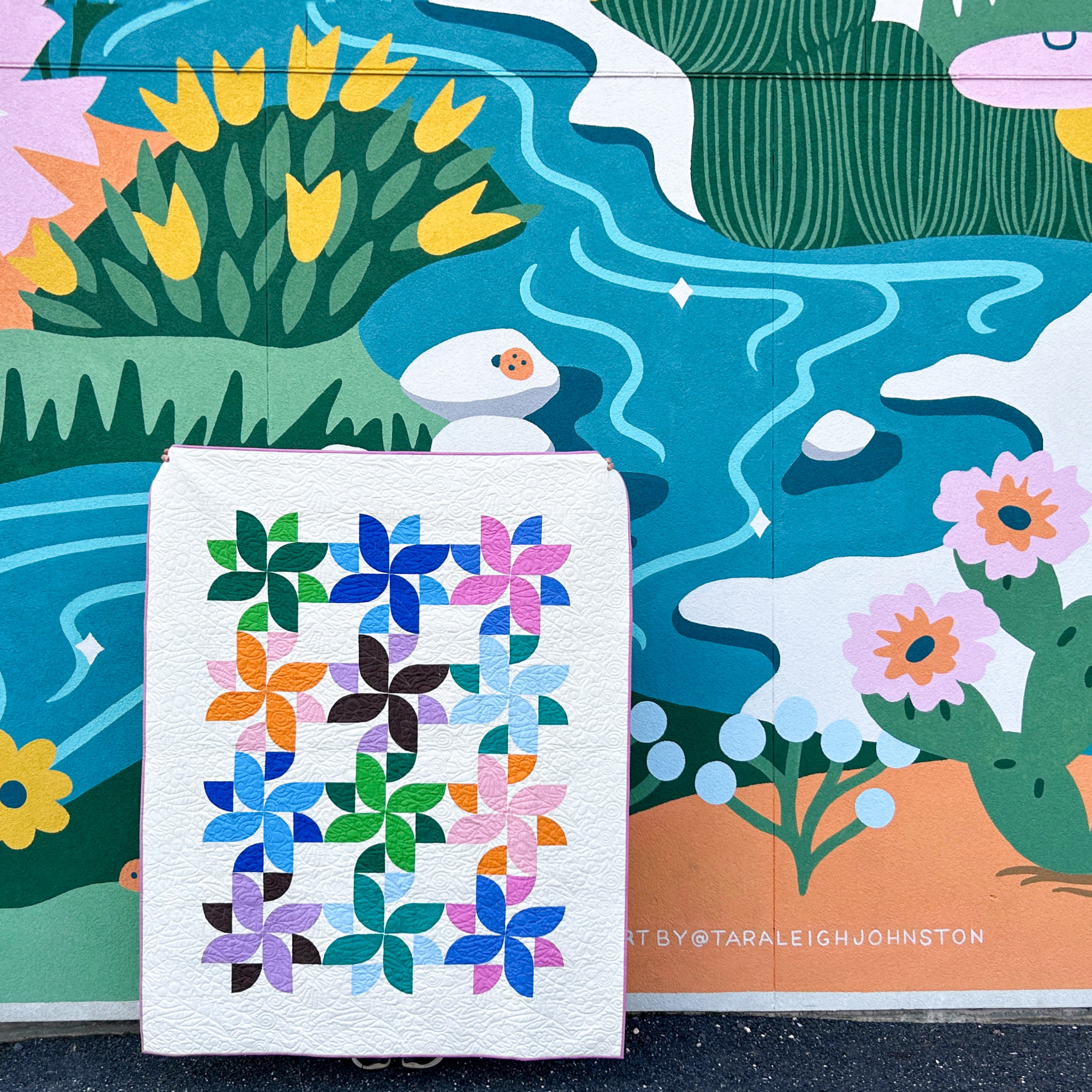 Megan Collins Quilt Design - Wholesale Craft Sewing Kit - Bloom Ballet Quilt Pattern5