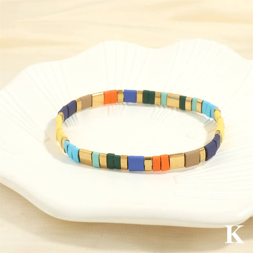 Mio Queena – Engroshandel Perlearmbånd – 5 mm TILA perle armbånd med elastik - BJ45