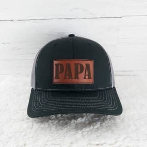 USA Collection, Handmade Leather Patch Trucker Hats – Byward