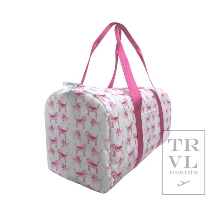 TRVL Design - Wholesale Weekender Bag - Women's - Duffel - Puppy Love Pink Weekender Bag