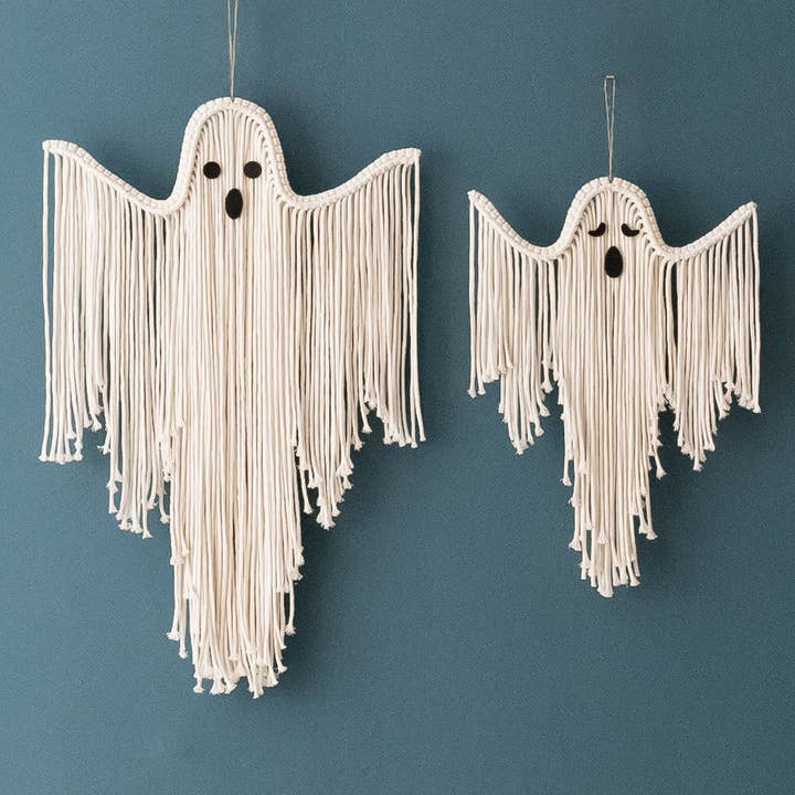 BeanDaikon - Wholesale Decal - Party Decorations - Macrame Halloween Ghost V73
