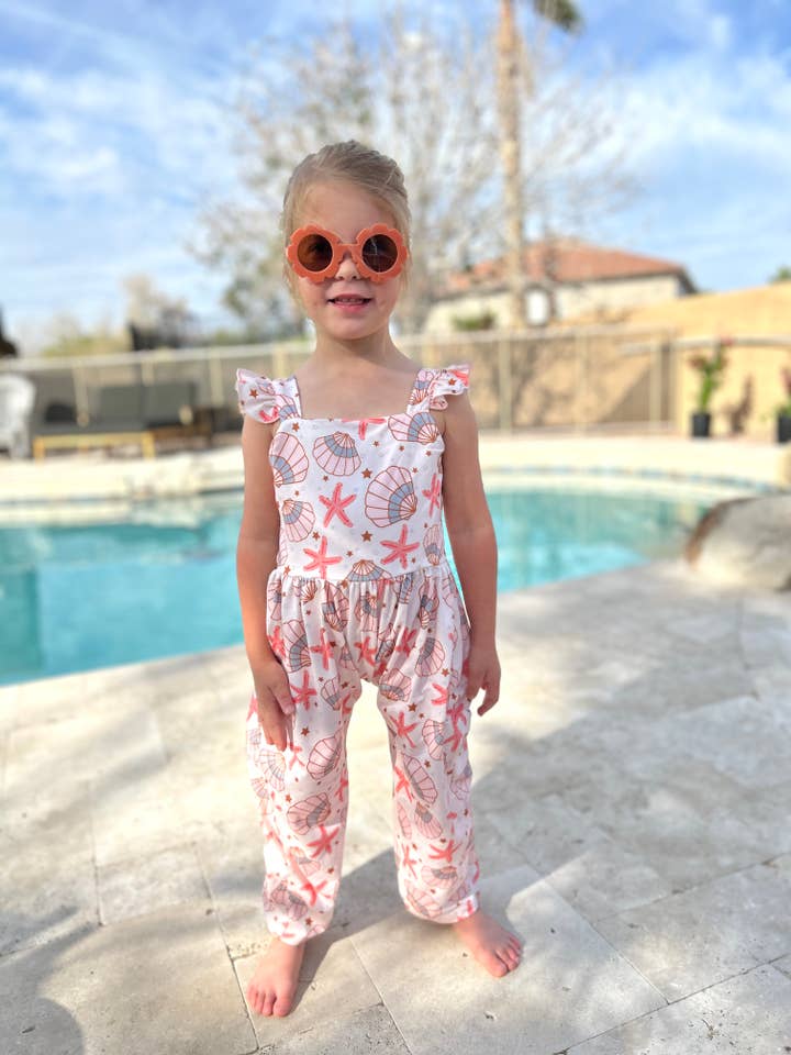Celebrate Your Tribe - Wholesale Jumpsuit - Kids - Ocean Breeze Girls Jumpsuit