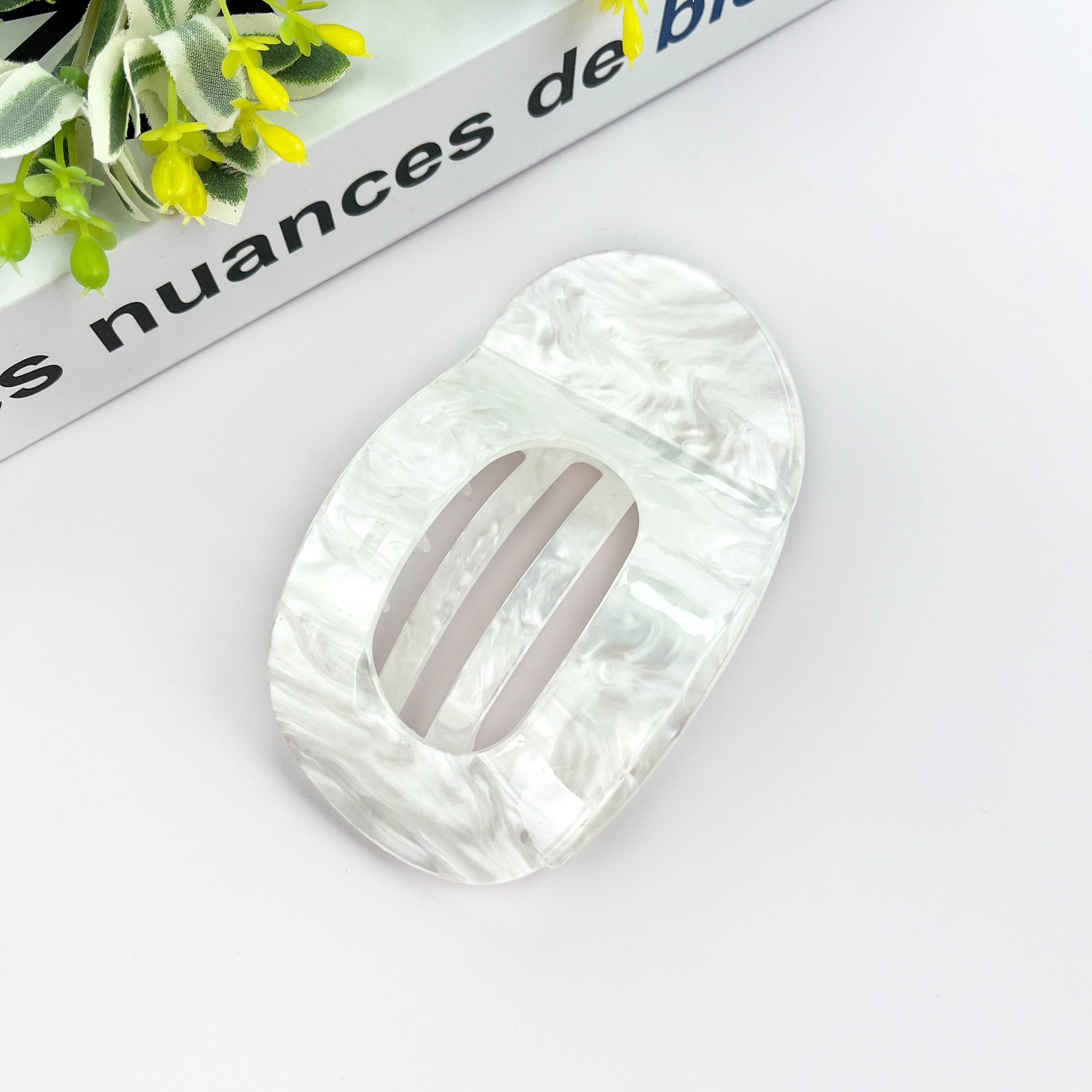 TheDivaSoap - Wholesale Hair Clip - Women's - Flat Round Hair Clip, Spring and Autumn Claw Clip7