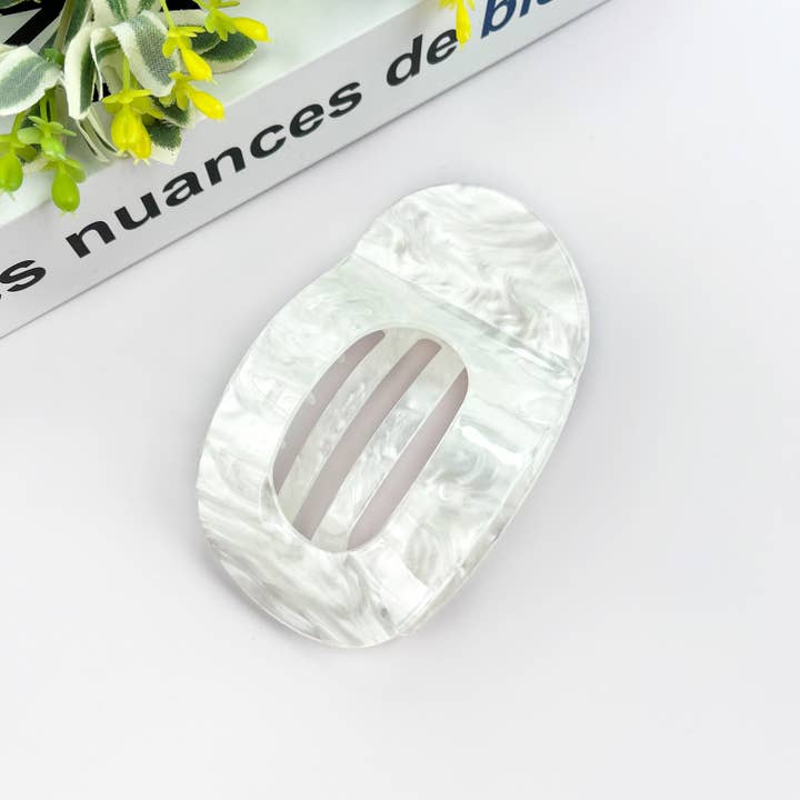 TheDivaSoap - Wholesale Hair Clip - Women's - Flat Round Hair Clip, Spring and Autumn Claw Clip7