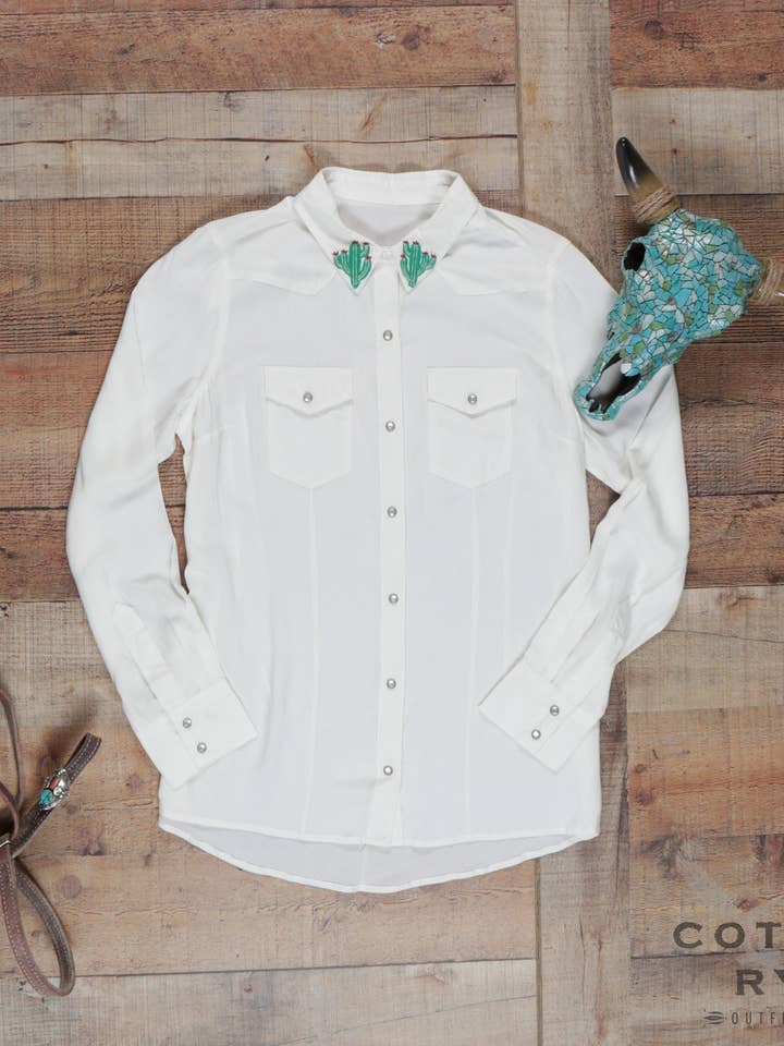 Saguaro Sophisticate Long Buttonup for wholesale by Cotton & Rye Outfitters