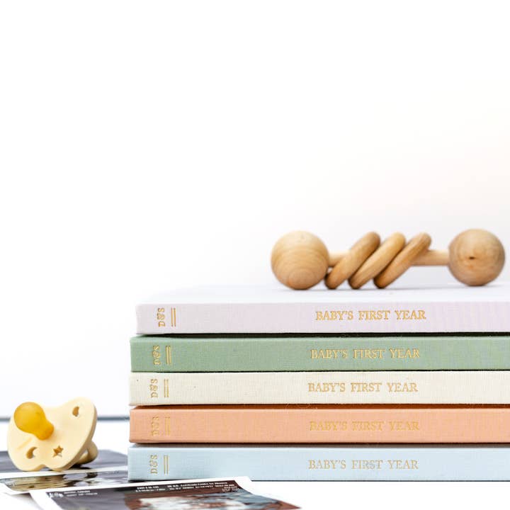 Duncan & Stone Paper Co. - Wholesale Memory Book - Kids & Baby - Baby's First Year Memory Book & Photo Album | Mother's Day16