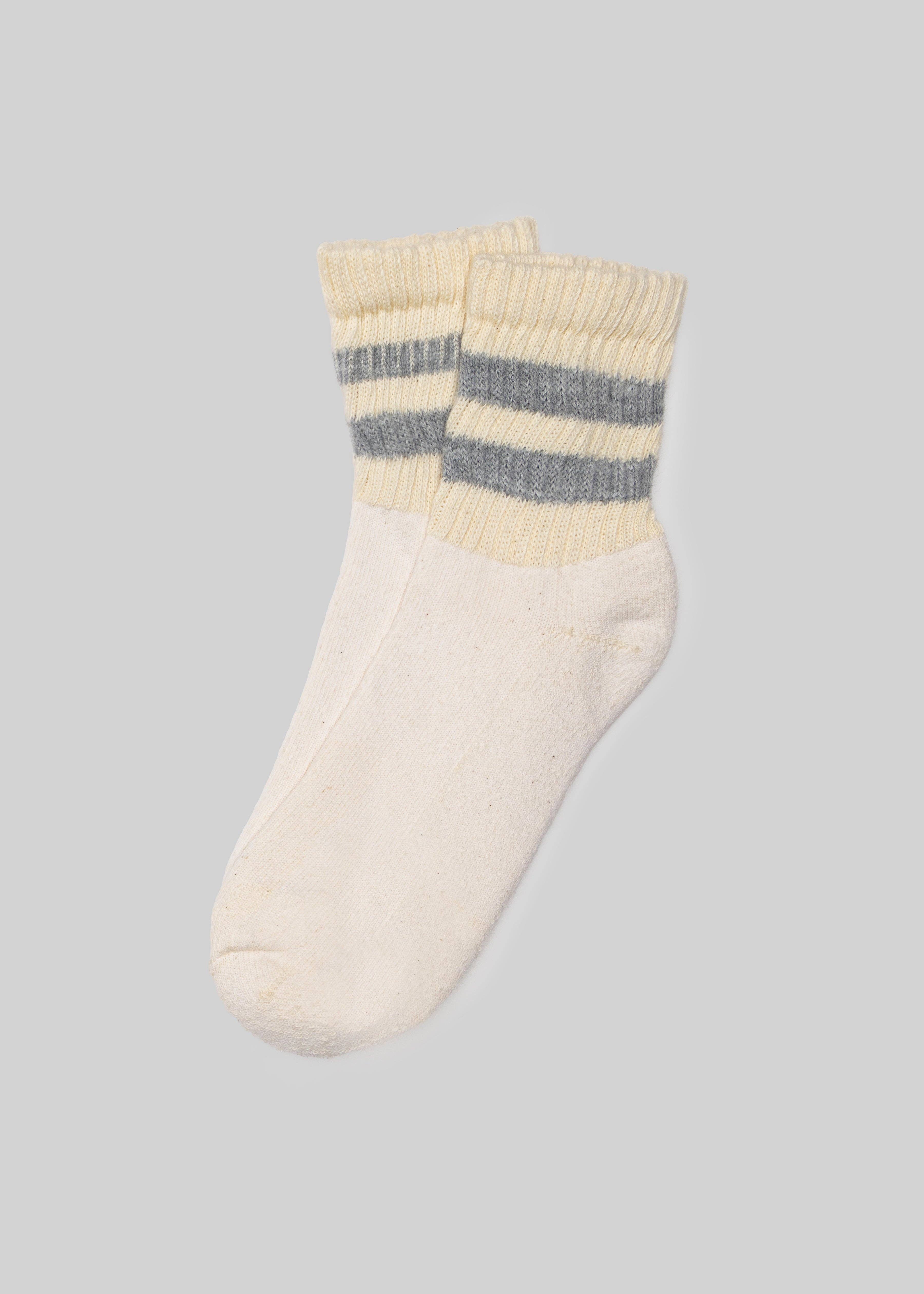 American Trench - Wholesale Socks - Unisex - The Mono Stripe Quarter Crew5
