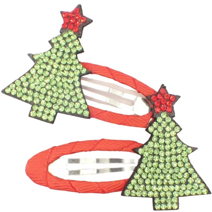 Christmas Hair Clips Women Hair Clips for Girls Hair Pins Snaps Sleepies Christmas Hair Accessories Christmas Tree Santa Hat Reindeer Snowman Stocking Santa Claus for wholesale by Topkids Accessories