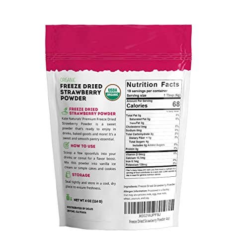 Kate Naturals - Wholesale Protein/Superfood Powder - Organic Freeze Dried Strawberry Powder1